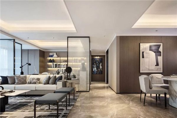 客廳隔斷常見的幾種方法，附客廳隔斷效果圖