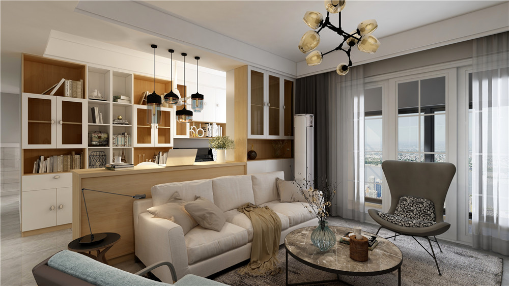 龍湖九里晴川-現(xiàn)代簡約-臥室設計效果圖