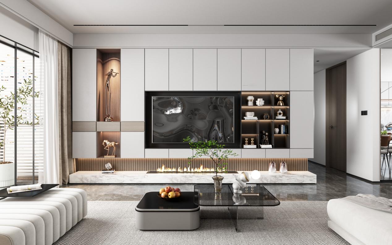 龍湖九里晴川-現(xiàn)代簡(jiǎn)約-臥室設(shè)計(jì)效果圖