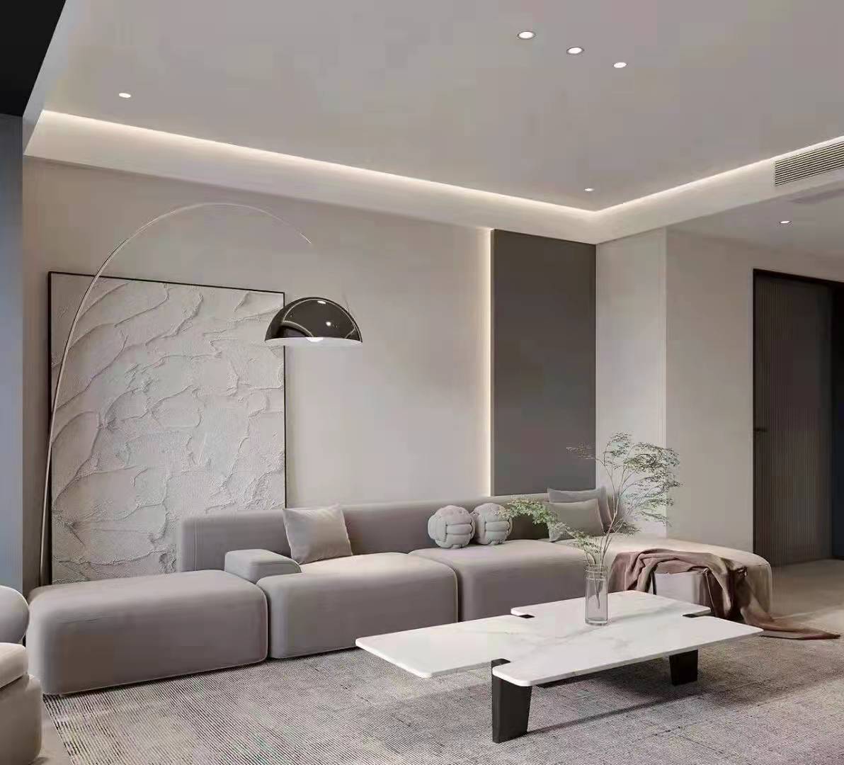 龍湖九里晴川-現(xiàn)代簡約-臥室設計效果圖